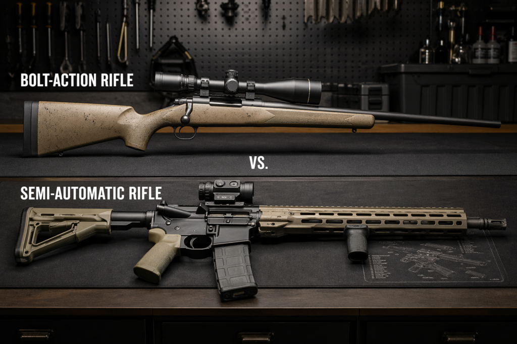 Bolt-Action vs. Semi-Automatic Rifles: Which Platform Is Right for Accuracy, Reliability, and Purpose? - Accurate Arms USA - Livermore, CA